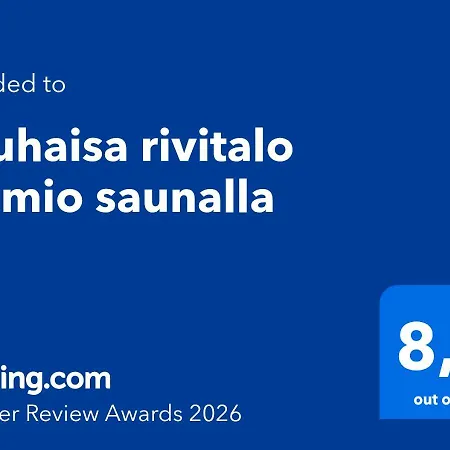 Rauhaisa Rivitalo Kolmio Saunalla Apartment